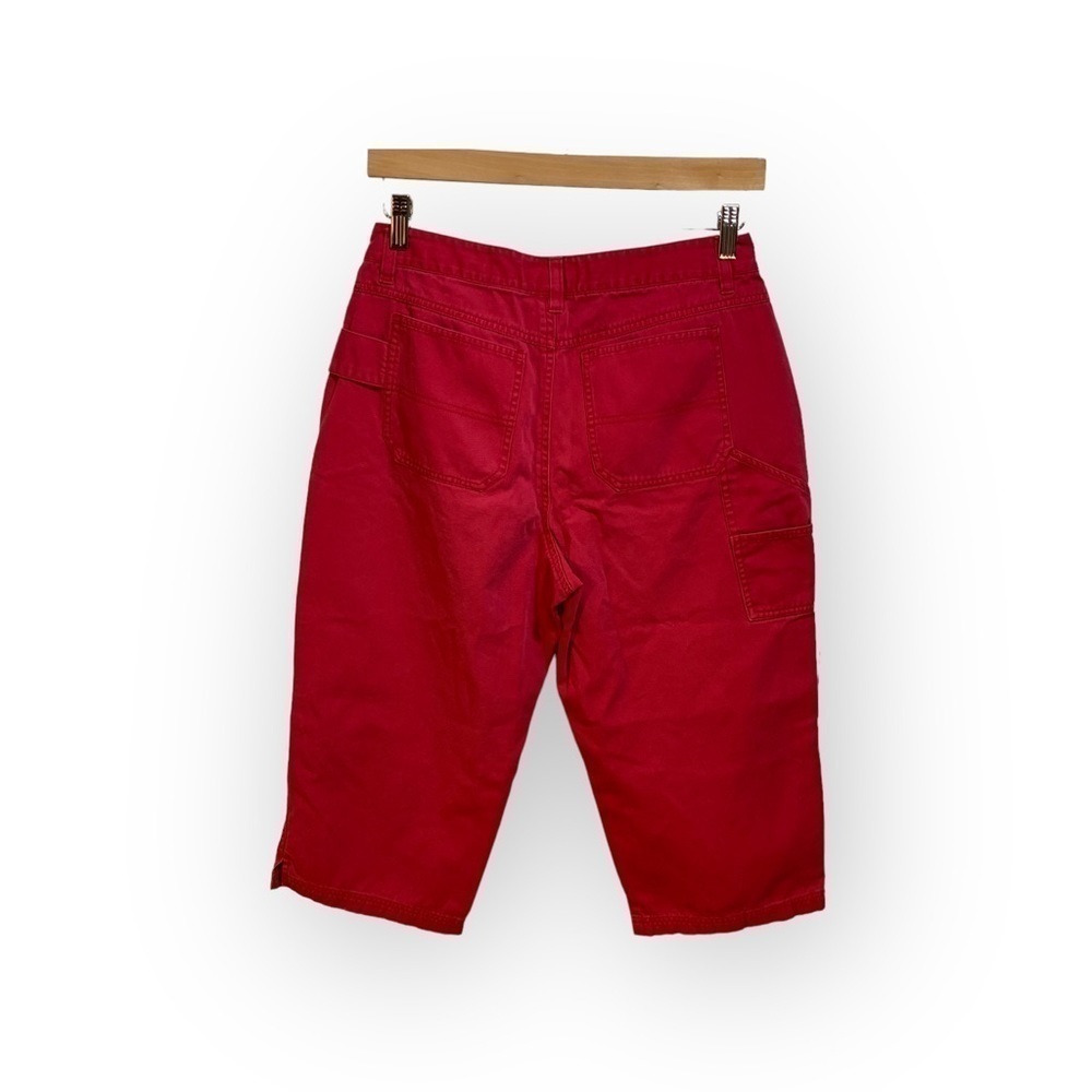 Bagatelle Pink Carpenter Cropped Pants Size 12P Utility Bubblegum SALE - Picture 6 of 12